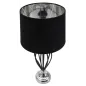 LAMPA STOŁOWA DARKY SILVER 28X56 cm MIN 2